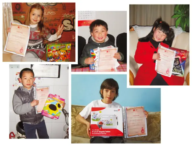 Участники конкурса детского рисунка "Дети рисуют Новый год"