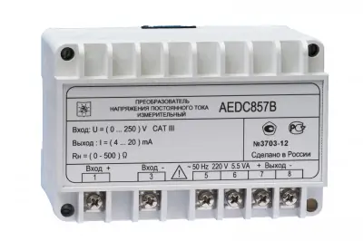 AEDC856 Измерительные преобразователи напряжения постоянного тока